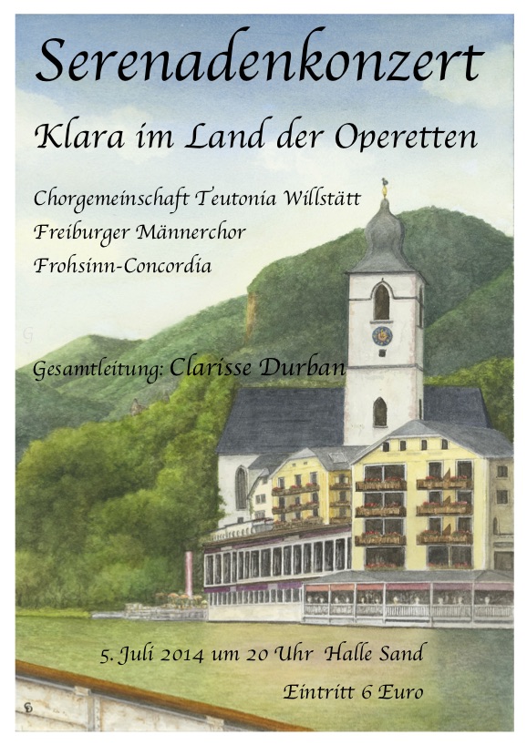 Serenadenkonzert 2014 "Klara im Land der Operetten"