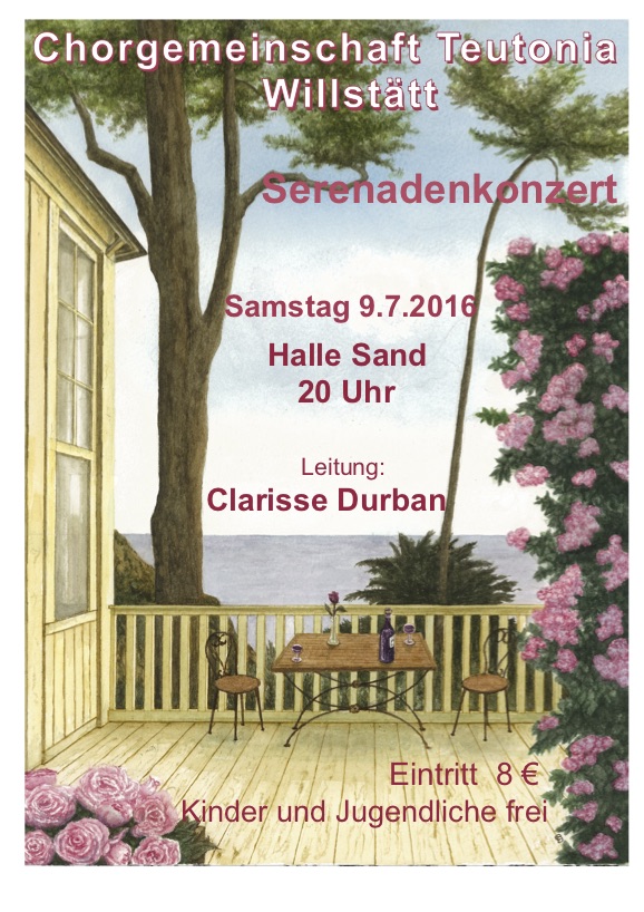 Serenadenkonzert 2016 - "Männer sind seltsame Wesen"